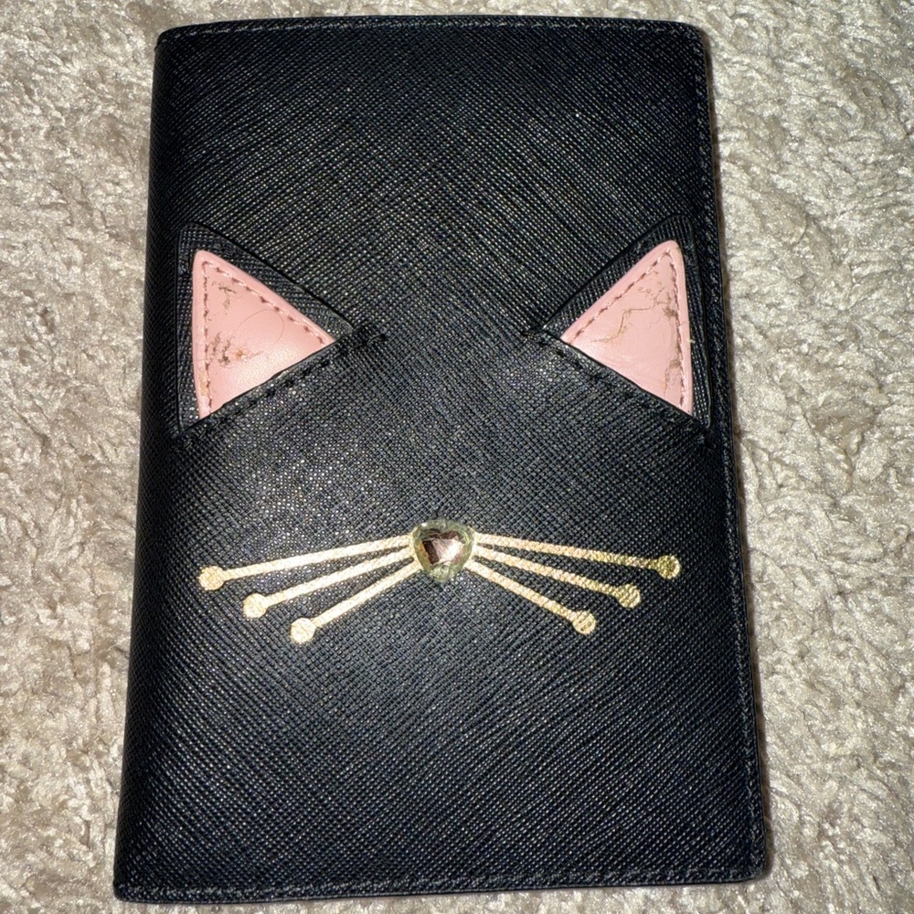 Kate Spade Black Passport Holder